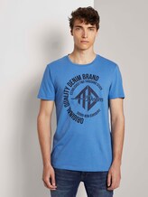 T-Shirt mit Print - Männer - water sport blue T-Shirt mit Print - Männer - water sport blue - 1 - TOM TAILOR Denim