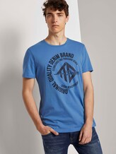T-Shirt mit Print - Männer - water sport blue T-Shirt mit Print - Männer - water sport blue - 5 - TOM TAILOR Denim
