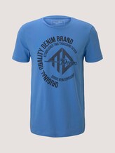 T-Shirt mit Print - Männer - water sport blue T-Shirt mit Print - Männer - water sport blue - 7 - TOM TAILOR Denim