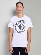 T-Shirt mit Print - Männer - White T-Shirt mit Print - Männer - White - 1 - TOM TAILOR Denim