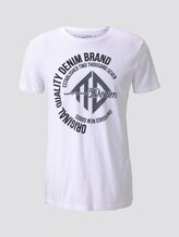 T-Shirt mit Print - Männer - White T-Shirt mit Print - Männer - White - 7 - TOM TAILOR Denim