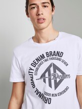 T-Shirt mit Print - Männer - White T-Shirt mit Print - Männer - White - 9 - TOM TAILOR Denim