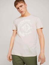 T-Shirt mit Print - Männer - light almond T-Shirt mit Print - Männer - light almond - 5 - TOM TAILOR Denim