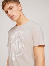 T-Shirt mit Print - Männer - light almond T-Shirt mit Print - Männer - light almond - 9 - TOM TAILOR Denim