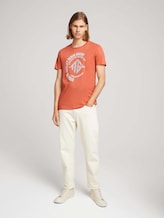 T-Shirt mit Print - Männer - orange-lobster T-Shirt mit Print - Männer - orange-lobster - 3 - TOM TAILOR Denim