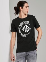 T-Shirt mit Print - Männer - Black T-Shirt mit Print - Männer - Black - 5 - TOM TAILOR Denim