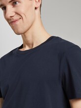 Basic T-Shirt aus Organic Cotton - Männer - Sky Captain Blue Basic T-Shirt aus Organic Cotton - Männer - Sky Captain Blue - 9 - TOM TAILOR Denim