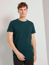 T-Shirt with a logo badge - Men - Deep Green Lake T-Shirt with a logo badge - Men - Deep Green Lake - 1 - TOM TAILOR Denim