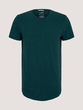 Basic T-Shirt aus Organic Cotton - Männer - Deep Green Lake Basic T-Shirt aus Organic Cotton - Männer - Deep Green Lake - 7 - TOM TAILOR Denim