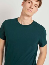 T-Shirt with a logo badge - Men - Deep Green Lake T-Shirt with a logo badge - Men - Deep Green Lake - 9 - TOM TAILOR Denim