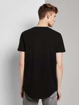 Basic T-Shirt aus Organic Cotton - Männer - Black Basic T-Shirt aus Organic Cotton - Männer - Black - 2 - TOM TAILOR Denim