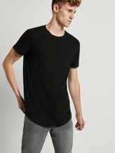 Basic T-Shirt aus Organic Cotton - Männer - Black Basic T-Shirt aus Organic Cotton - Männer - Black - 5 - TOM TAILOR Denim