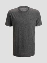 Strukturiertes T-Shirt - Männer - Black Non-Solid Strukturiertes T-Shirt - Männer - Black Non-Solid - 7 - TOM TAILOR Denim