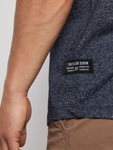 Strukturiertes T-Shirt mit Print - Männer - Sky Captain Blue Non-Solid Strukturiertes T-Shirt mit Print - Männer - Sky Captain Blue Non-Solid - 10 - TOM TAILOR Denim