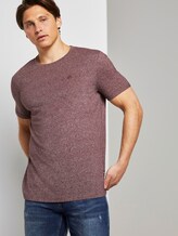 Strukturiertes T-Shirt mit Print - Männer - Decadent Bordeaux Non-Solid Strukturiertes T-Shirt mit Print - Männer - Decadent Bordeaux Non-Solid - 5 - TOM TAILOR Denim