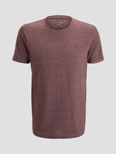 Strukturiertes T-Shirt mit Print - Männer - Decadent Bordeaux Non-Solid Strukturiertes T-Shirt mit Print - Männer - Decadent Bordeaux Non-Solid - 7 - TOM TAILOR Denim