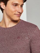 Strukturiertes T-Shirt mit Print - Männer - Decadent Bordeaux Non-Solid Strukturiertes T-Shirt mit Print - Männer - Decadent Bordeaux Non-Solid - 9 - TOM TAILOR Denim