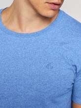 Strukturiertes T-Shirt mit Print - Männer - water sport blue Strukturiertes T-Shirt mit Print - Männer - water sport blue - 9 - TOM TAILOR Denim