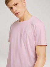 Strukturiertes T-Shirt - Männer - soft peach skin melange Strukturiertes T-Shirt - Männer - soft peach skin melange - 9 - TOM TAILOR Denim