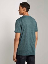 T-Shirt mit Logo Print - Männer - Deep Green Lake Non-Solid T-Shirt mit Logo Print - Männer - Deep Green Lake Non-Solid - 2 - TOM TAILOR Denim