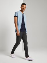 Print T-Shirt aus Organic Cotton - Männer - navy small element print Print T-Shirt aus Organic Cotton - Männer - navy small element print - 3 - TOM TAILOR Denim