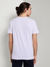 Print T-Shirt - Männer - white small element print Print T-Shirt - Männer - white small element print - 2 - TOM TAILOR Denim