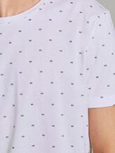 Print T-Shirt - Männer - white small element print Print T-Shirt - Männer - white small element print - 9 - TOM TAILOR Denim