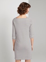 Maritimes Kleid mit Streifen - Frauen - offwhite navy stripe Maritimes Kleid mit Streifen - Frauen - offwhite navy stripe - 2 - TOM TAILOR