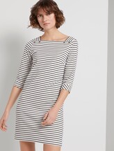 Maritimes Kleid mit Streifen - Frauen - offwhite navy stripe Maritimes Kleid mit Streifen - Frauen - offwhite navy stripe - 5 - TOM TAILOR