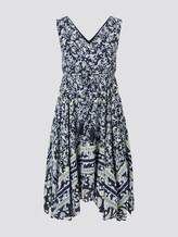 Luftiges Tuchkleid mit Musterung - Frauen - navy paisley design Luftiges Tuchkleid mit Musterung - Frauen - navy paisley design - 7 - TOM TAILOR