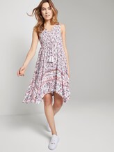 Luftiges Tuchkleid mit Musterung - Frauen - offwhite paisley design Luftiges Tuchkleid mit Musterung - Frauen - offwhite paisley design - 5 - TOM TAILOR