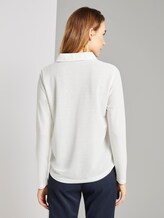 fijn polohemd - Vrouwen - Whisper White fijn polohemd - Vrouwen - Whisper White - 2 - TOM TAILOR