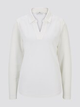 fijn polohemd - Vrouwen - Whisper White fijn polohemd - Vrouwen - Whisper White - 7 - TOM TAILOR