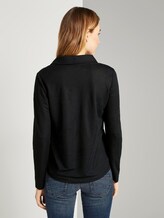 Feines Poloshirt - Frauen - Deep Black Feines Poloshirt - Frauen - Deep Black - 2 - TOM TAILOR