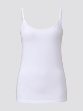 Basic Top mit verstellbaren Spaghetti-Trägern - Frauen - White Basic Top mit verstellbaren Spaghetti-Trägern - Frauen - White - 7 - Mine to five