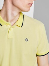 Strukturiertes Pique Poloshirt - Männer - canary light white base mel Strukturiertes Pique Poloshirt - Männer - canary light white base mel - 9 - TOM TAILOR Denim