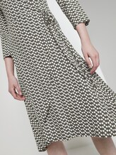 Patterned jersey wrap dress - Women - khaki dot design Patterned jersey wrap dress - Women - khaki dot design - 10 - TOM TAILOR