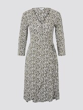 Gemustertes Jersey-Wickelkleid - Frauen - khaki offwhite floral design Gemustertes Jersey-Wickelkleid - Frauen - khaki offwhite floral design - 7 - TOM TAILOR