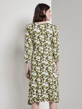 Gemustertes Jersey-Wickelkleid - Frauen - small khaki floral design Gemustertes Jersey-Wickelkleid - Frauen - small khaki floral design - 2 - TOM TAILOR