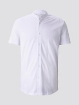 Basic Kurzarmhemd mit Mao-Kragen - Männer - White Basic Kurzarmhemd mit Mao-Kragen - Männer - White - 7 - TOM TAILOR Denim
