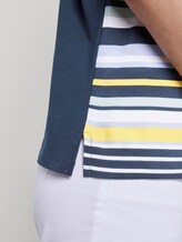 Gestreiftes T-Shirt im Material-Mix - Frauen - navy multicolor stripe Gestreiftes T-Shirt im Material-Mix - Frauen - navy multicolor stripe - 10 - TOM TAILOR