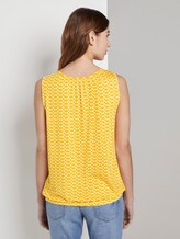 Fließendes Jersey-Top - Frauen - yellow dot design Fließendes Jersey-Top - Frauen - yellow dot design - 2 - TOM TAILOR