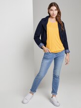 Fließendes Jersey-Top - Frauen - yellow dot design Fließendes Jersey-Top - Frauen - yellow dot design - 3 - TOM TAILOR