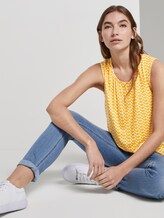 Fließendes Jersey-Top - Frauen - yellow dot design Fließendes Jersey-Top - Frauen - yellow dot design - 5 - TOM TAILOR
