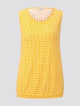 Fließendes Jersey-Top - Frauen - yellow dot design Fließendes Jersey-Top - Frauen - yellow dot design - 7 - TOM TAILOR