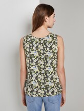 Fließendes Jersey-Top - Frauen - small khaki floral design Fließendes Jersey-Top - Frauen - small khaki floral design - 2 - TOM TAILOR