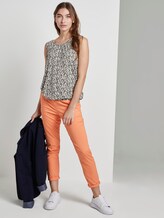 Soepel jersey top - Vrouwen - khaki offwhite floral design Soepel jersey top - Vrouwen - khaki offwhite floral design - 3 - TOM TAILOR