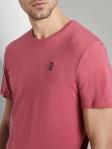 Basic T-Shirt mit Logo-Stickerei - Männer - wine rose pink Basic T-Shirt mit Logo-Stickerei - Männer - wine rose pink - 9 - TOM TAILOR