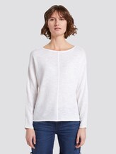 Strukturierter Strickpullover - Frauen - Whisper White Strukturierter Strickpullover - Frauen - Whisper White - 1 - TOM TAILOR