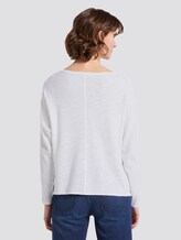Strukturierter Strickpullover - Frauen - Whisper White Strukturierter Strickpullover - Frauen - Whisper White - 2 - TOM TAILOR